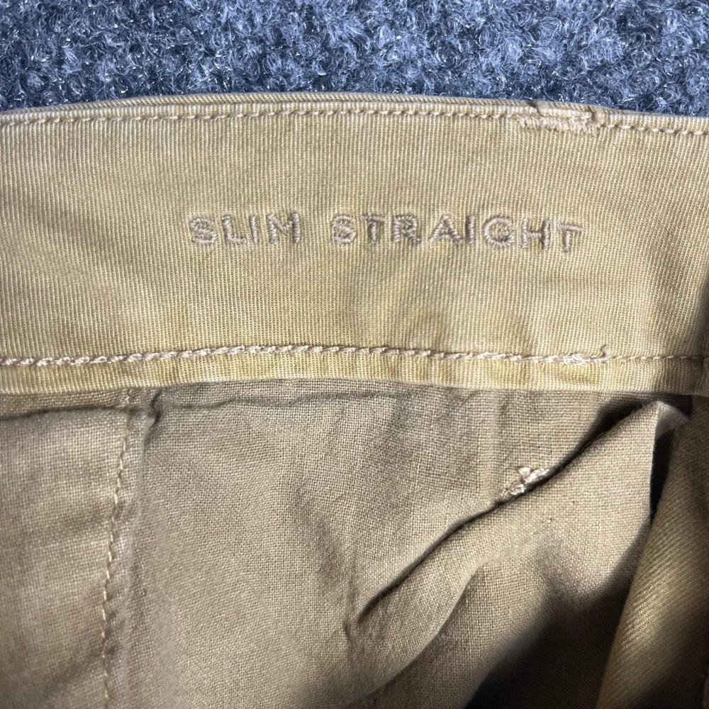 American Eagle Chino Pants Mens 33 Khaki Slim Straight Ne(x)t Level Flex
